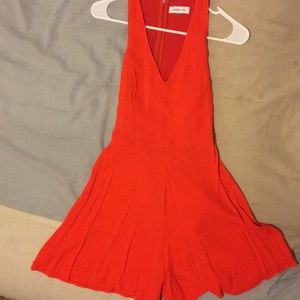 Cute red romper
